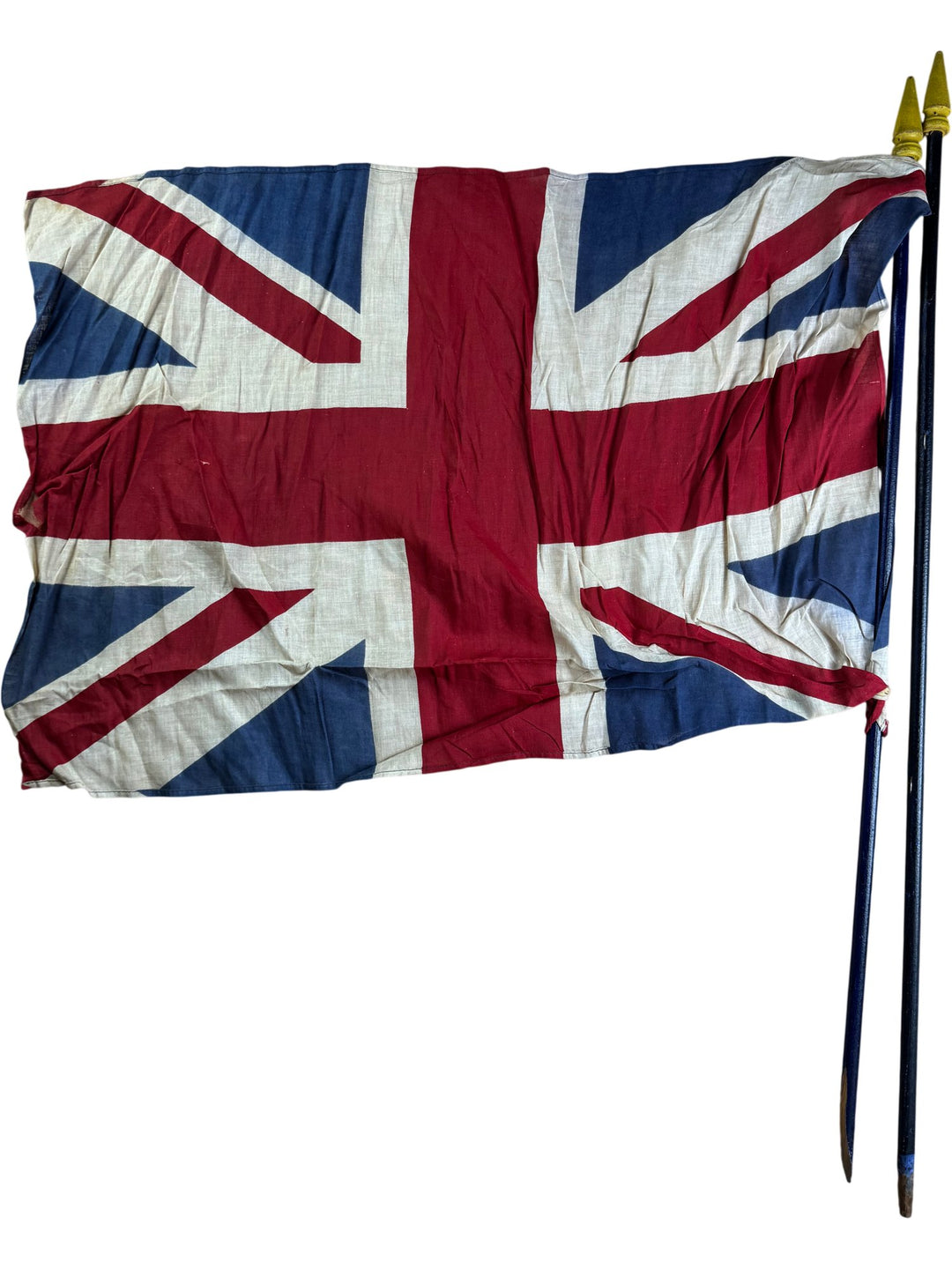Union Jack Flag With Wooden Pole