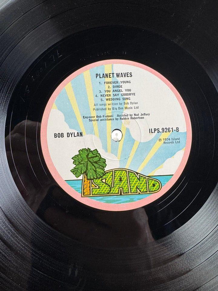 Bob Dylan Planet Waves Vinyl Record - Good+