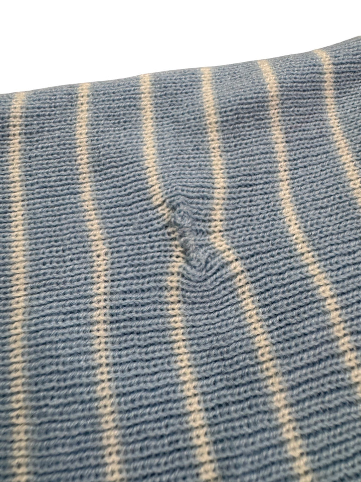 Daniel Striped V-Neck Sweater - M