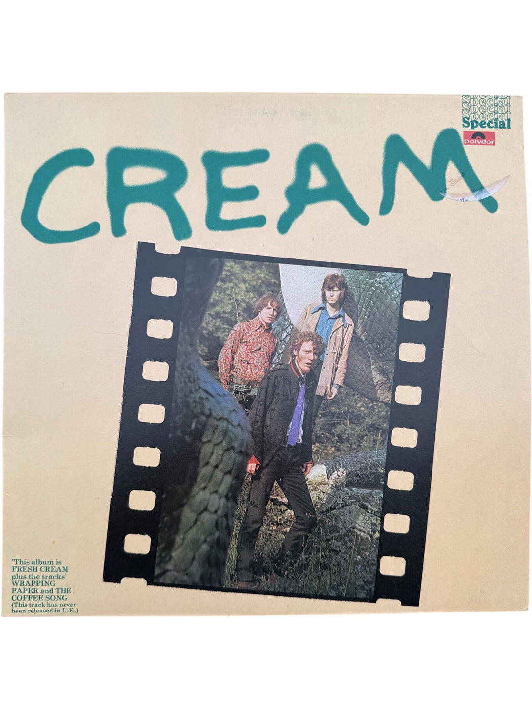 1966 Polydor Cream Fresh Cream Vinyl - Very Good
