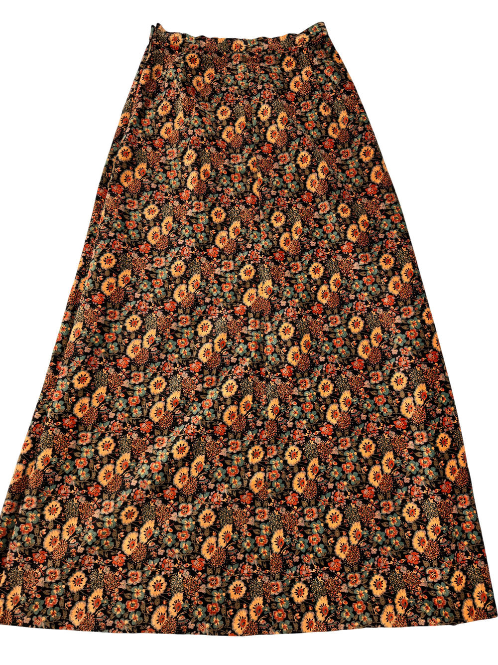 St Michael Floral Maxi Skirt - S - Think Vintage