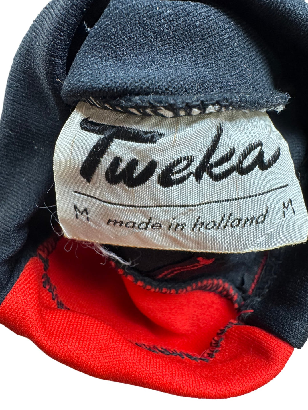 Tweka Red and Black Buttoned Spurs