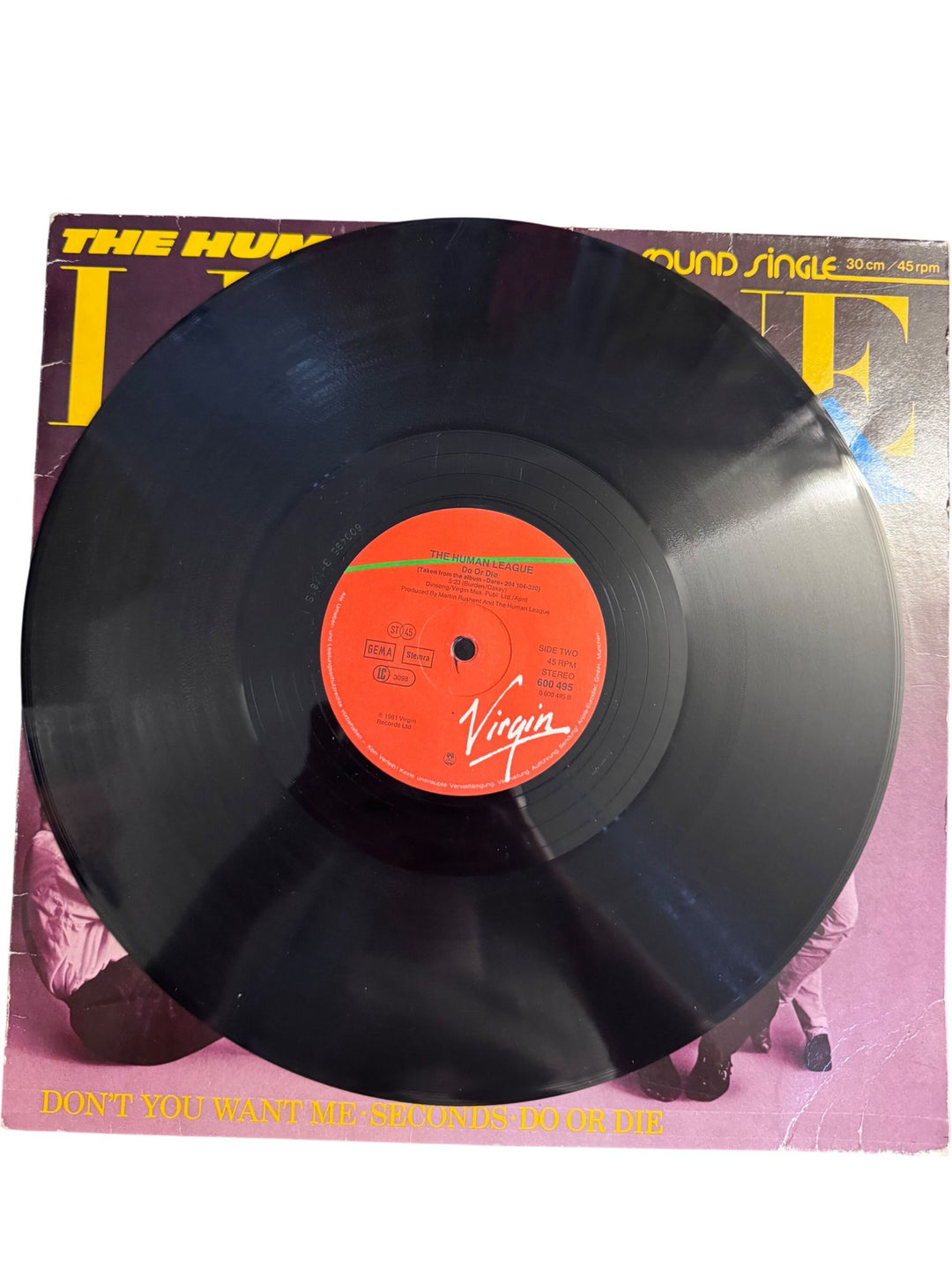 1981 Human League Don't You Want Me Vinyl - Very Good
