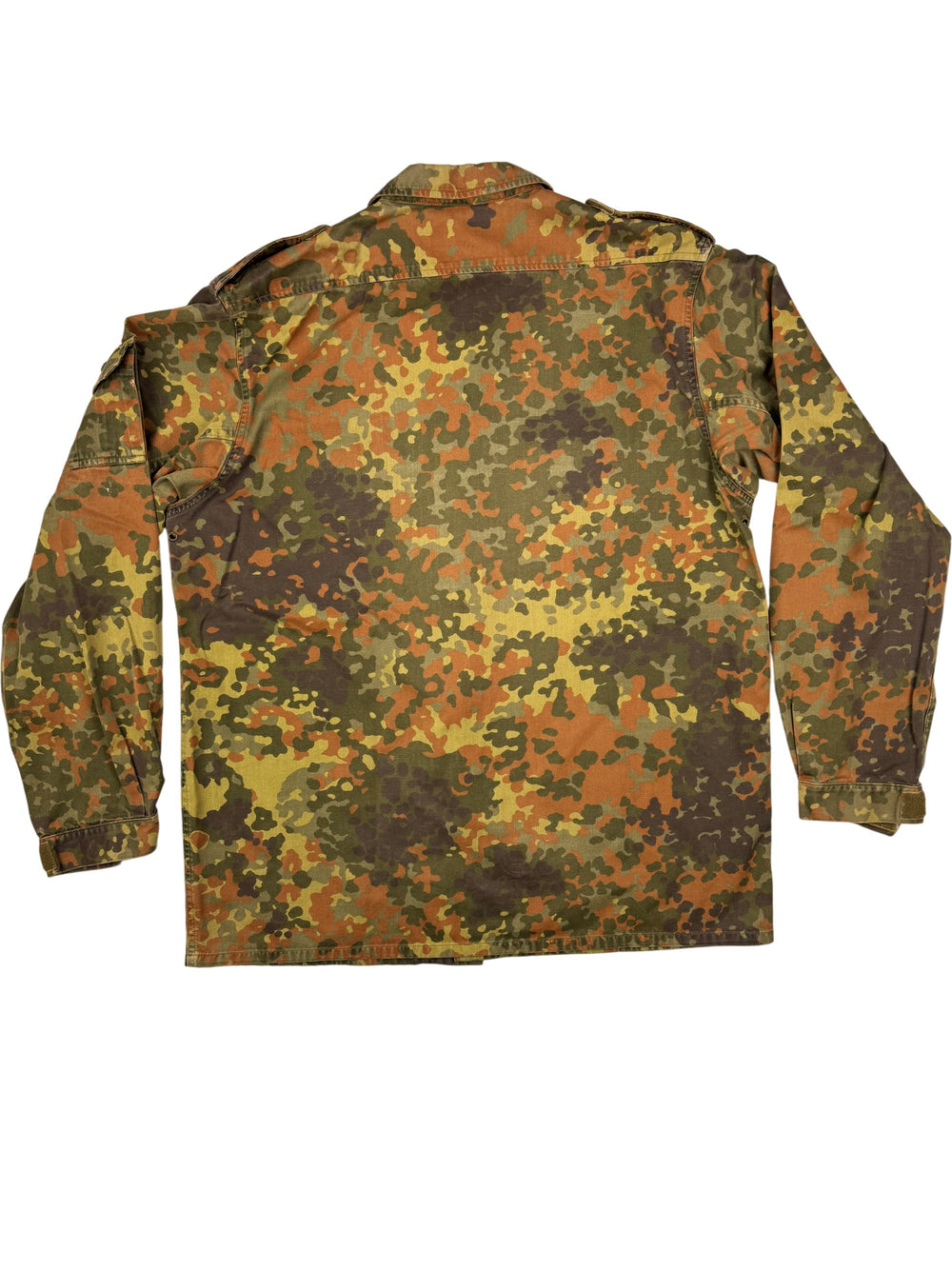 Camouflage Military Jacket - S - Think Vintage