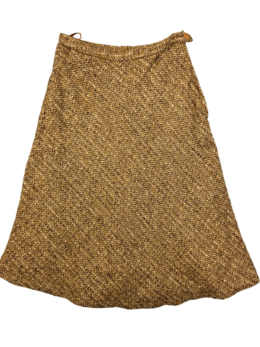 1970s Textured Knit Vest and Skirt Set - M