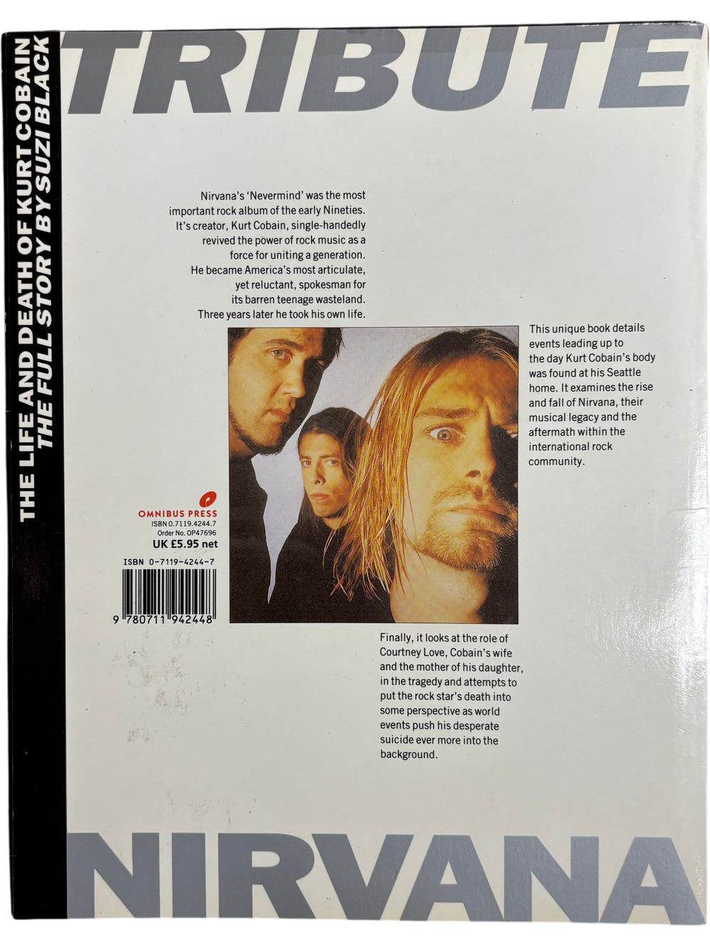 Nirvana Tribute Magazine The Life And Death Of Kurt Cobain - Think Vintage