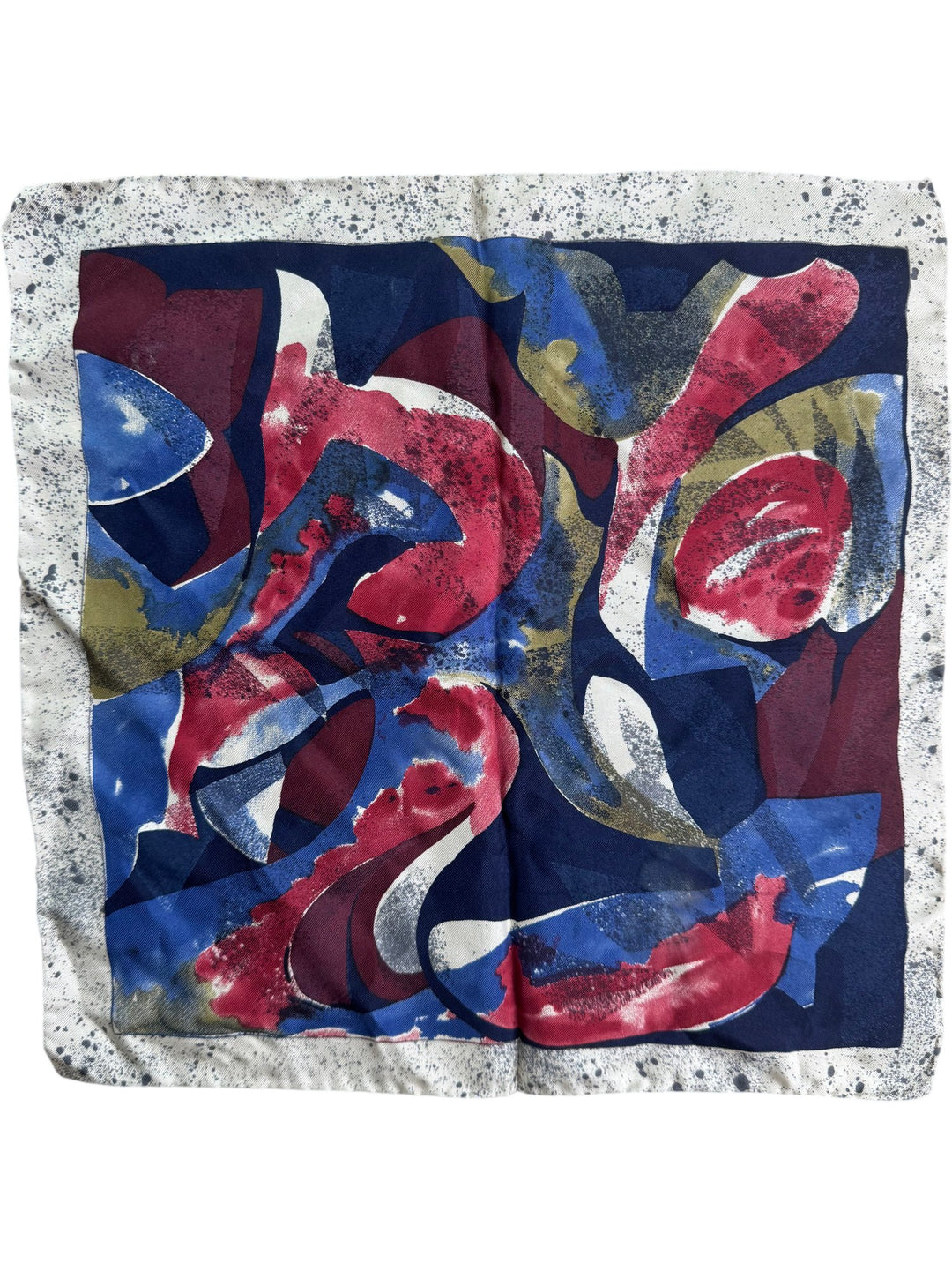 Abstract Pattern Silk Scarf