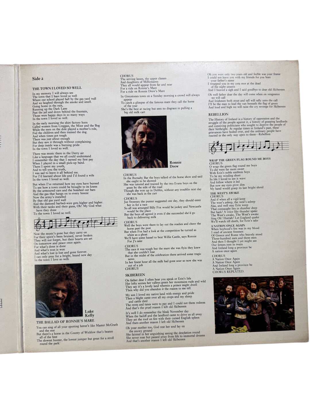 The Dubliners Plain & Simple Vinyl Record - Very Good
