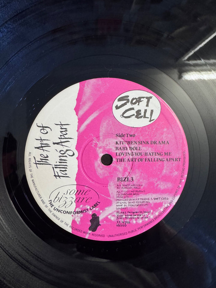 1980s Soft Cell The Art Of Falling Apart Vinyl- Very Good