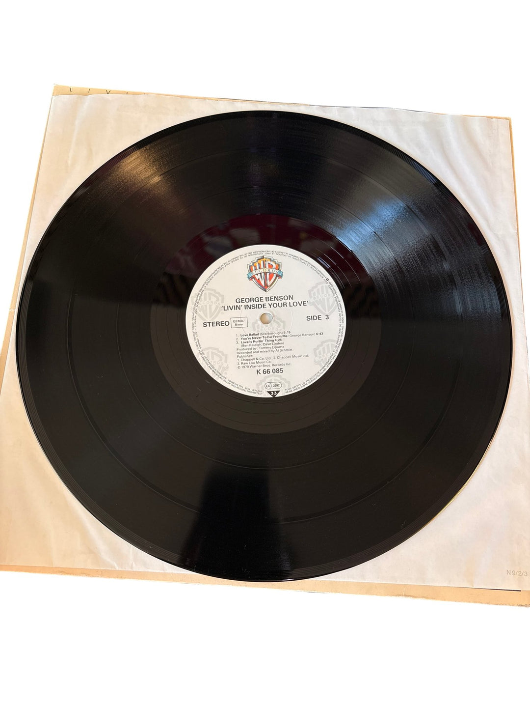 George Benson Livin' Inside Your Love Vinyl - Good