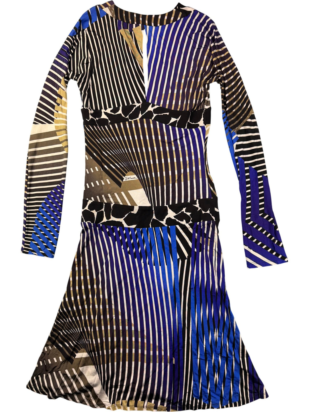 Just Cavalli Long Sleeved Graphic Dress - S
