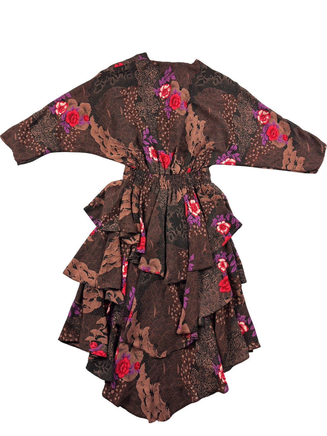 Peekaboo Claudia Fashions Floral Dress - M