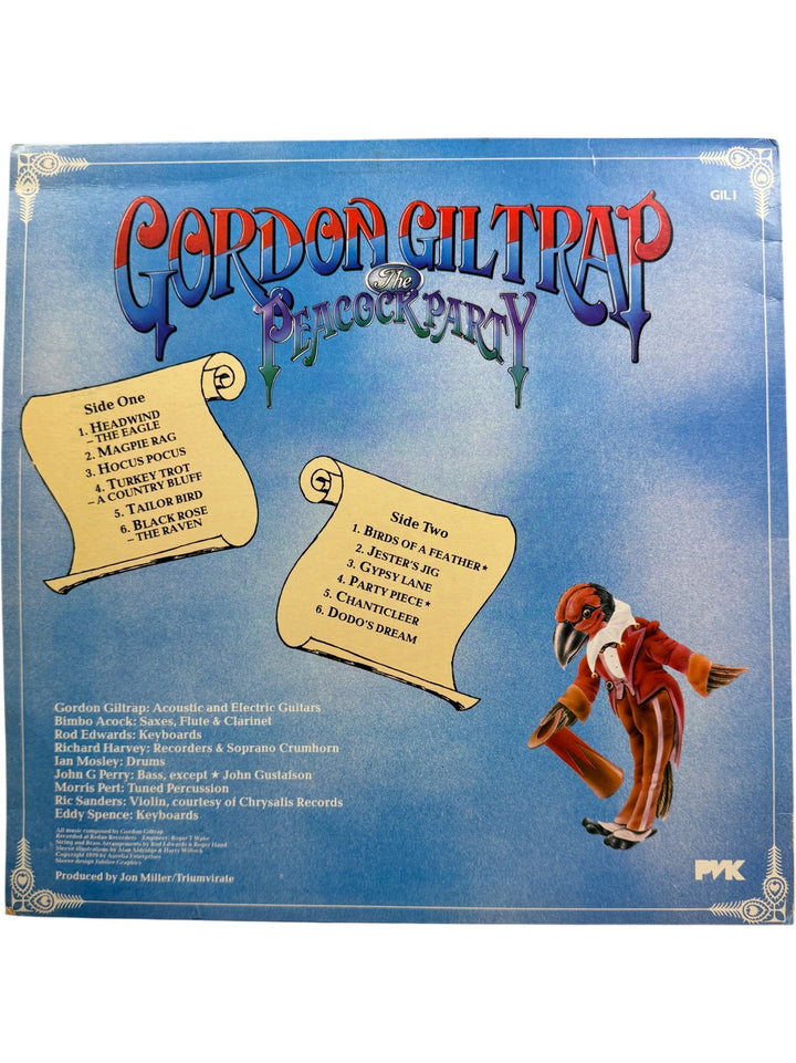 Gordon Giltrap The Peacock Party Vinyl - Very Good+