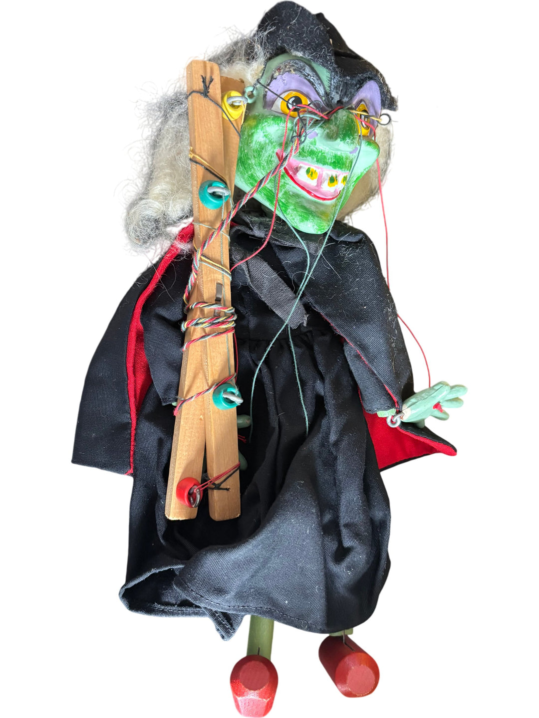 Vintage Pelham Puppet Standard Boxed Wicked Witch Vintage Handcrafted Toy - Think Vintage