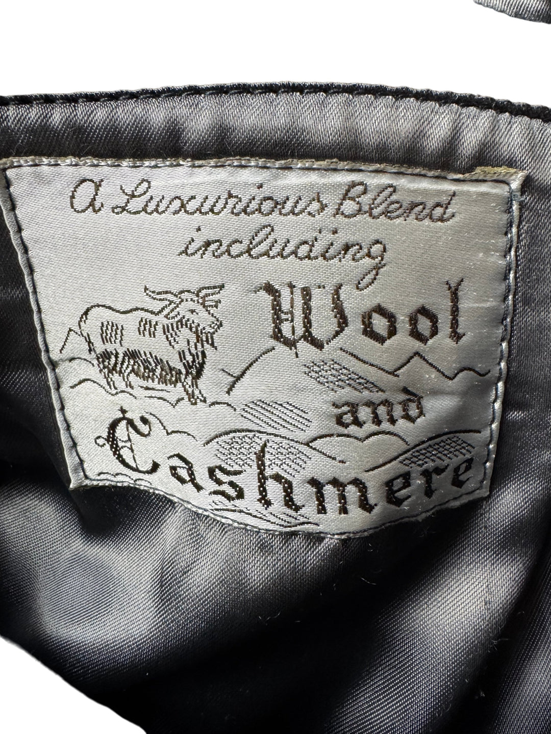 Wool Cashmere Blend Overcoat - XXL