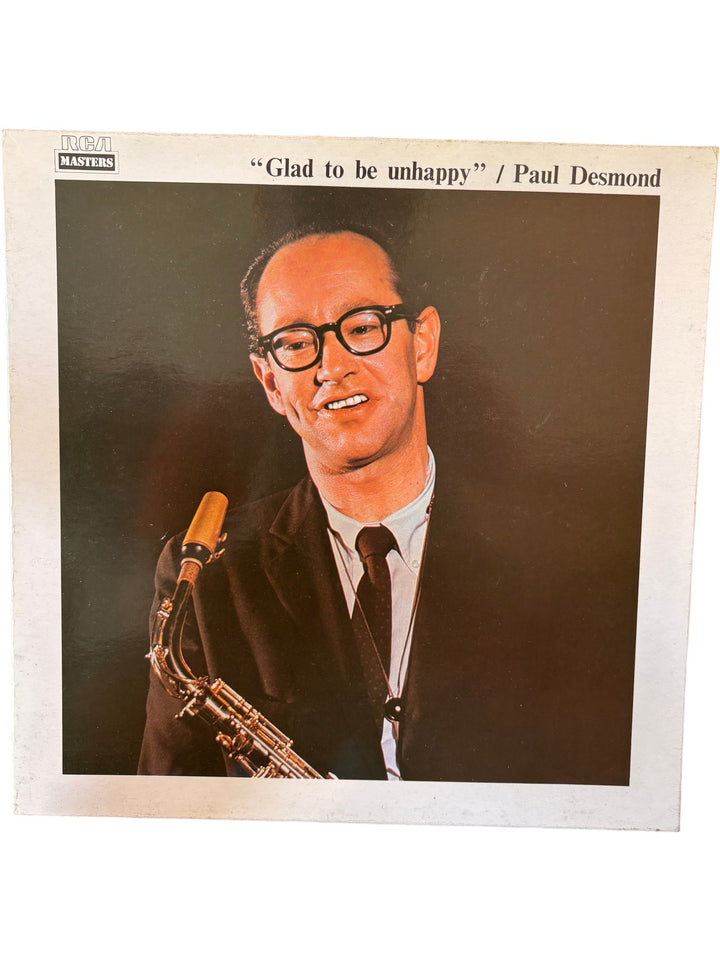 Paul Desmond 'Glad To Be Unhappy' Vinyl Record - Good