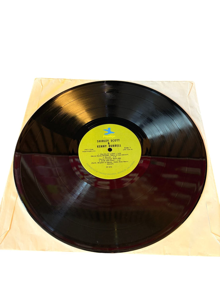 Shirley Scott & Kenny Burrell Travelin' Light LP - Fair