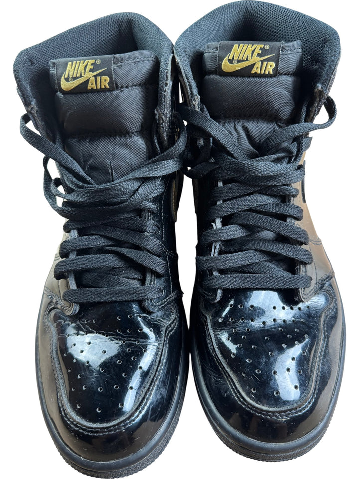 Nike Air High-Top Sneakers Black And Gold - 8.5