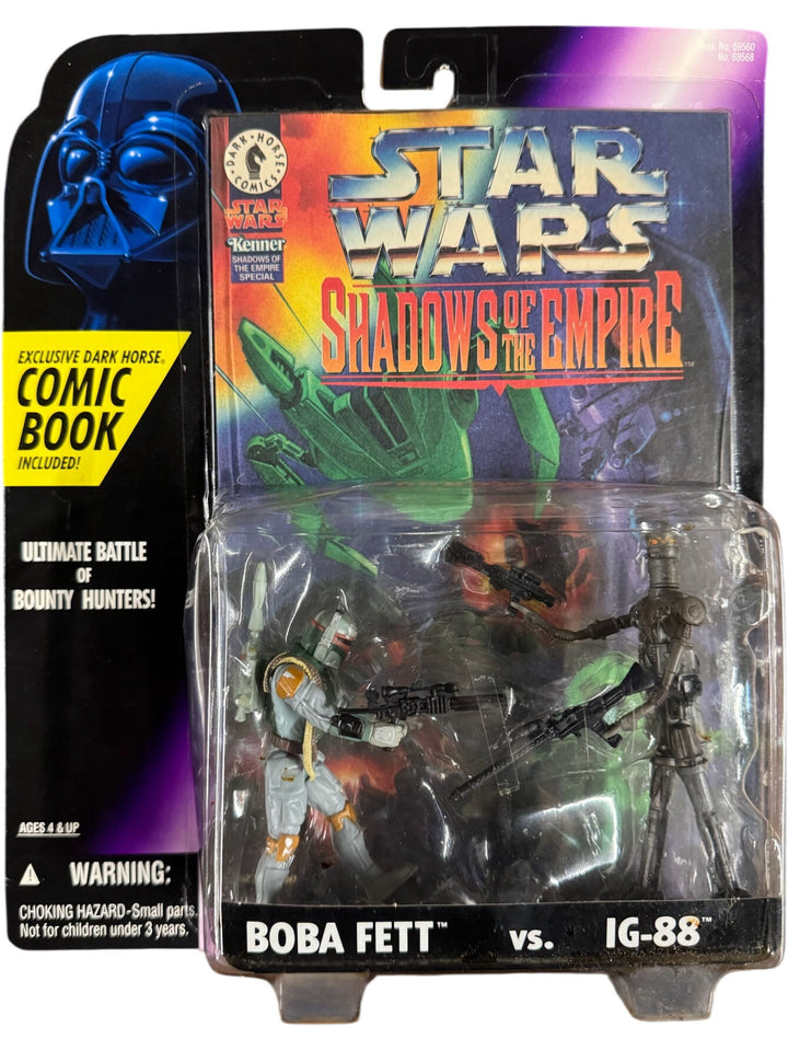 Star Wars Boba Fett vs IG-88 Action Figures
