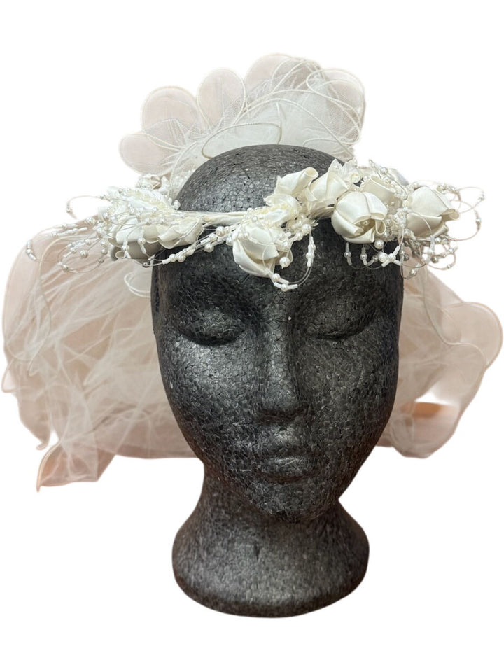 Floral Bridal Headpiece with Veil