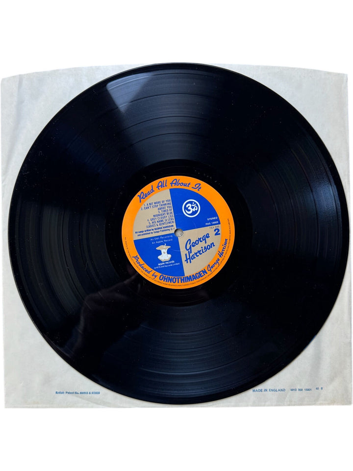 George Harrison Extra Texture Vinyl Record- Very Good