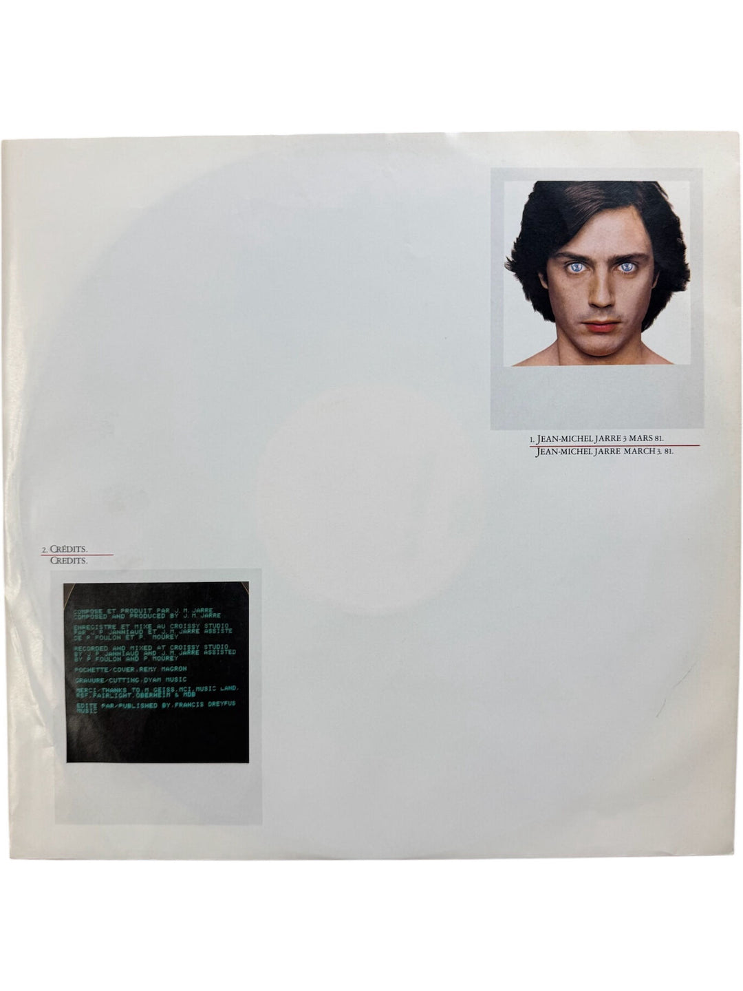 1981 Jean Michel Jarre Magnetic Fields Vinyl - Very Good