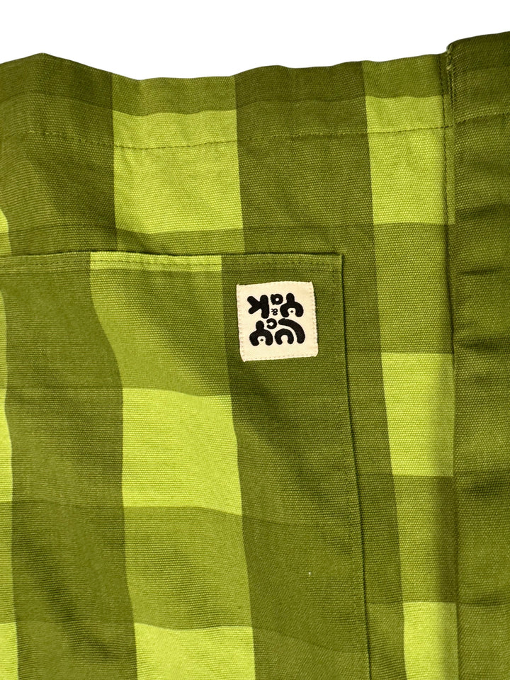 Lucy & Yak Green Checkered Hooded Jacket -XL
