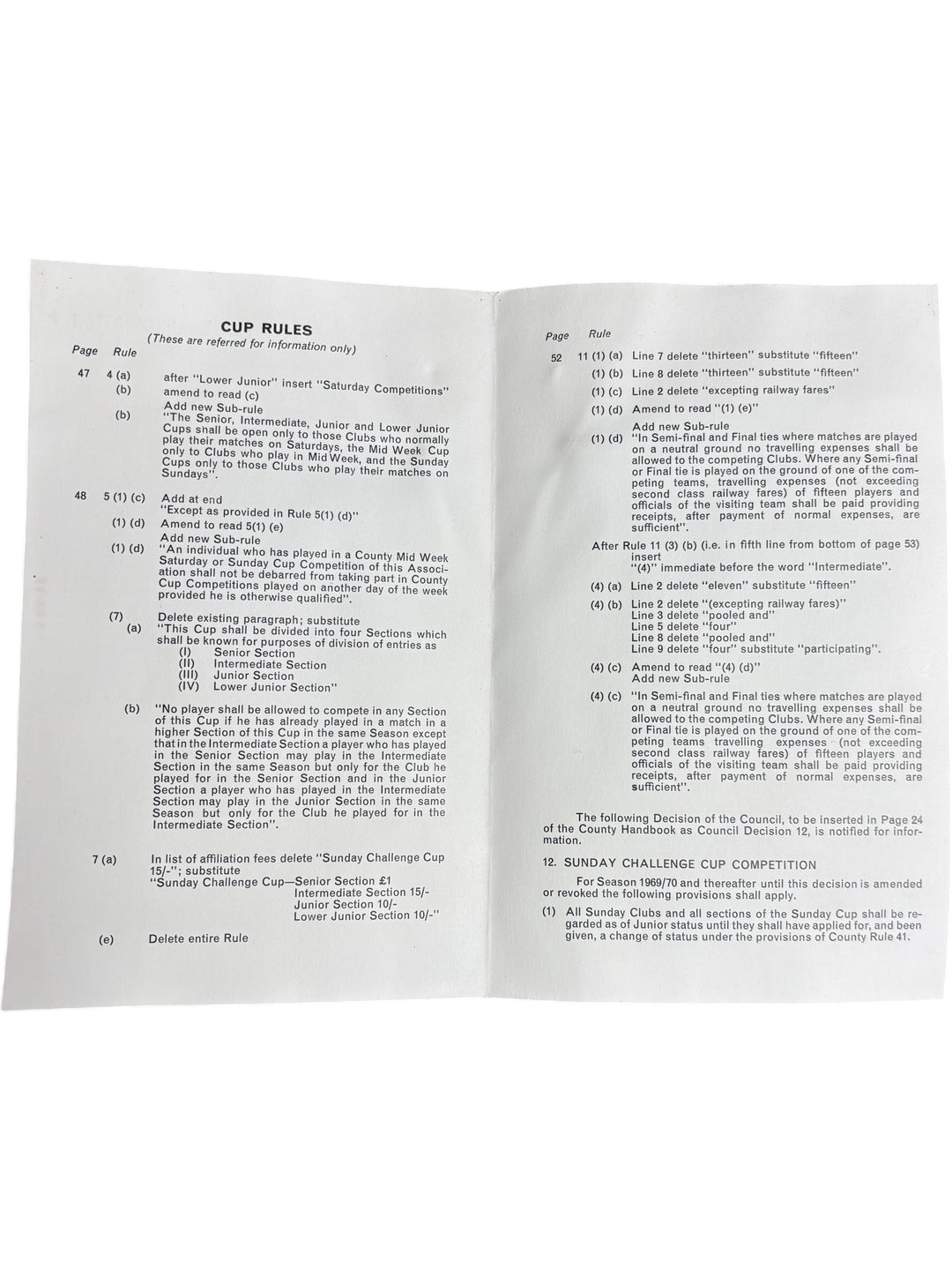 Surrey County FA Referee Advice and Forms Collectable Set - Think Vintage