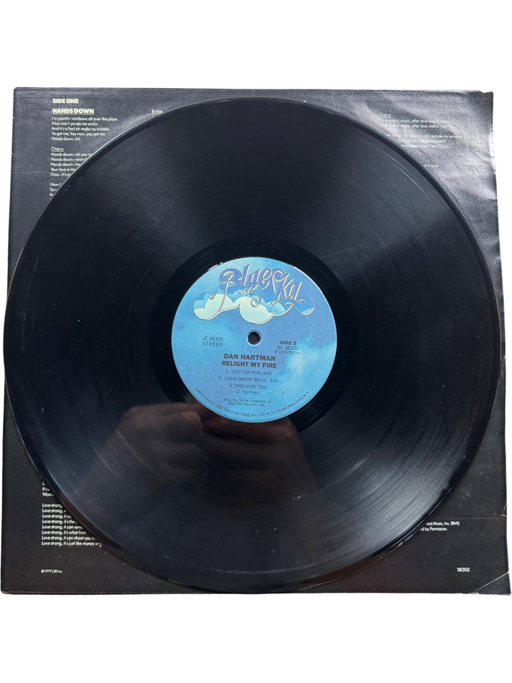 Dan Hartman Relight My Fire Vinyl - Good+