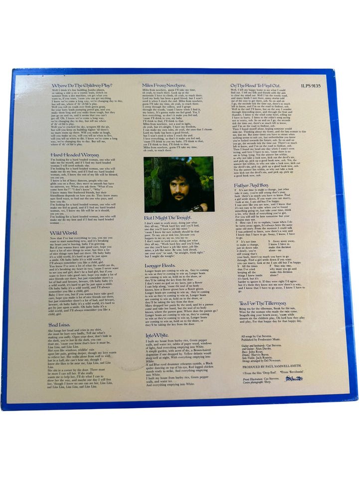 Cat Stevens Tea For The Tillerman LP Record - Very Good