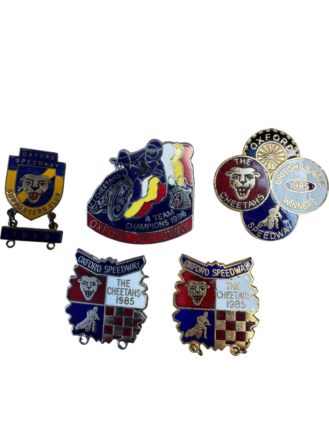Oxford Speedway Pin Badge Collection
