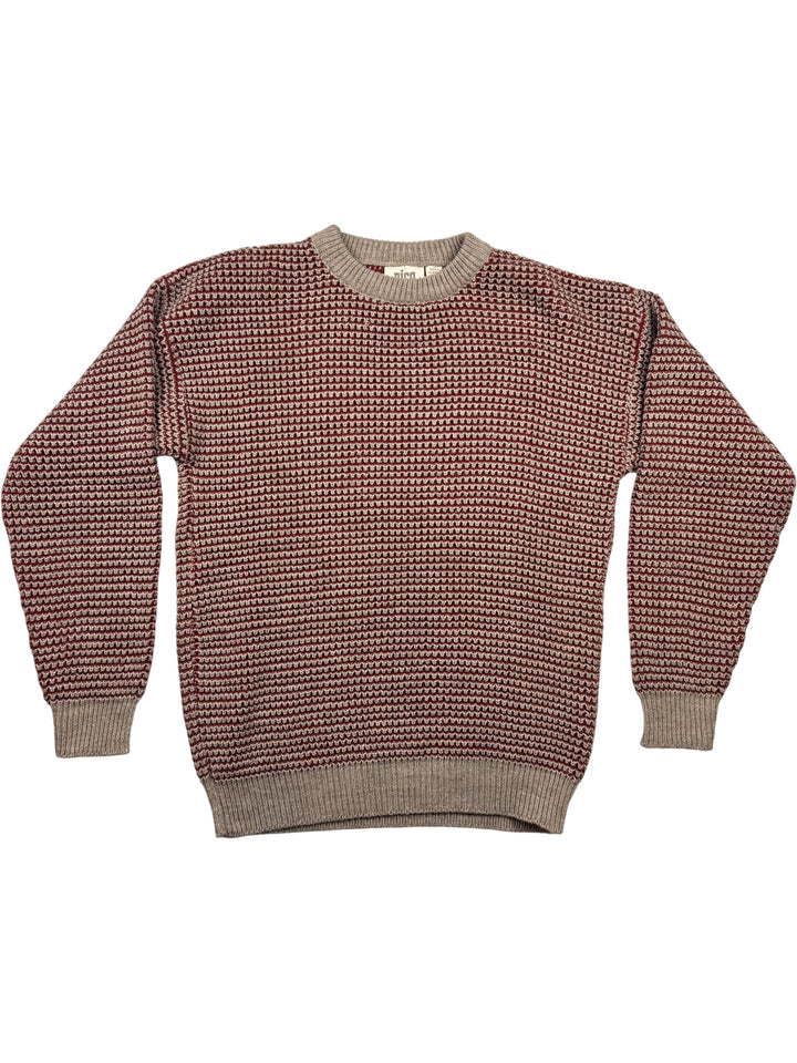 Retro Italian Knit Acrylic Sweater - M