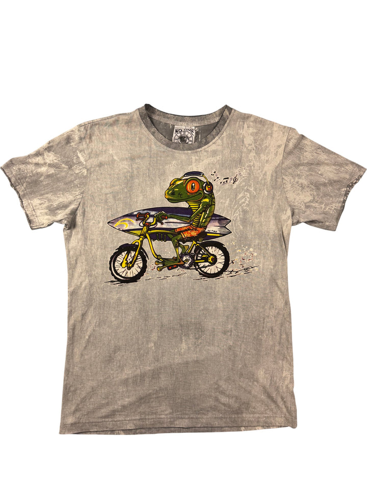 No Time Graphic T-Shirt - L - Think Vintage