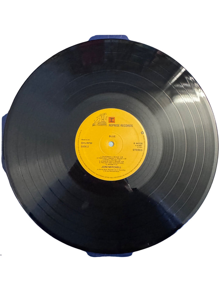 Joni Mitchell Blue Vinyl Record - Very Good