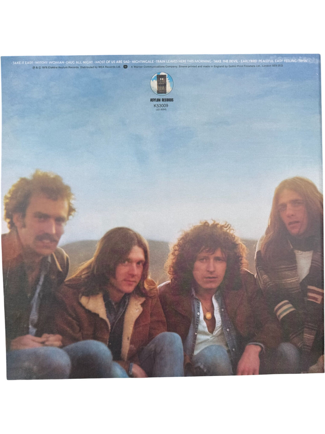 1972 Eagles Debut Album Vinyl- Very Good