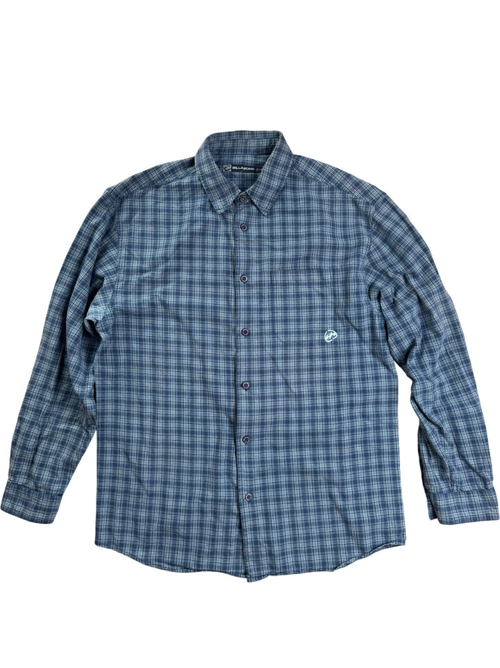 Billabong Checkered Long Sleeve Shirt - M