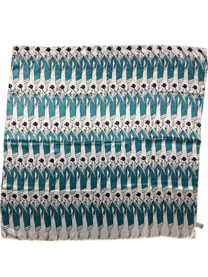 John Lewis Silk Patterned Scarf