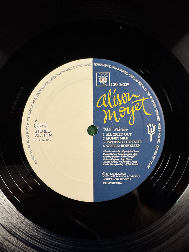 1980s Alison Moyet Alf LP Record - Think Vintage
