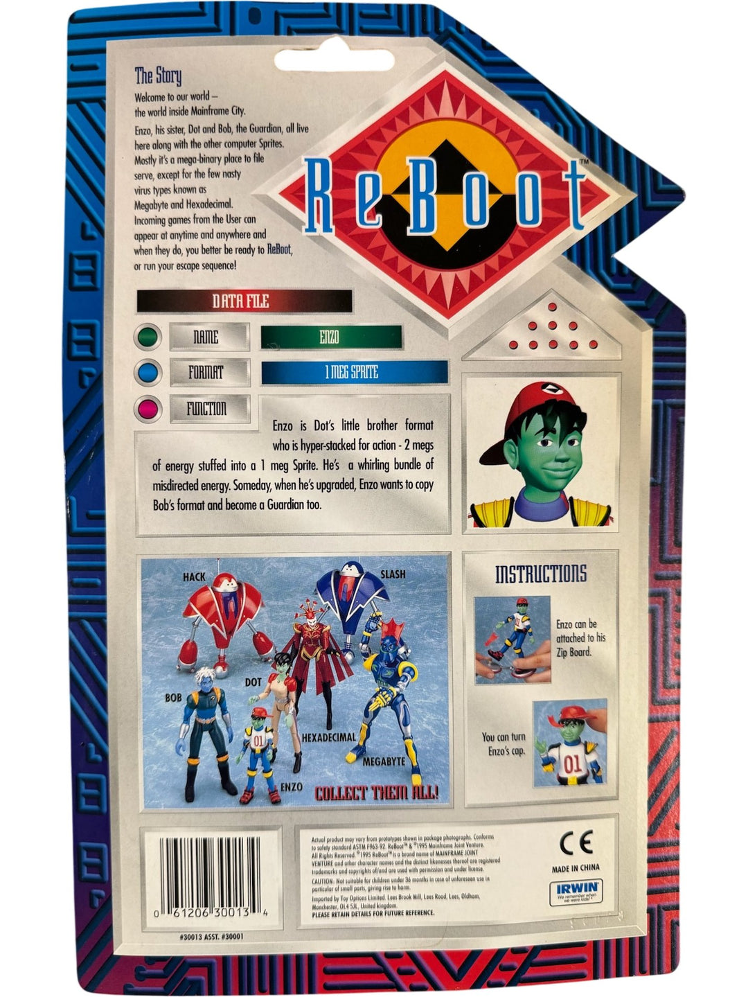 ReBoot Enzo Action Figure