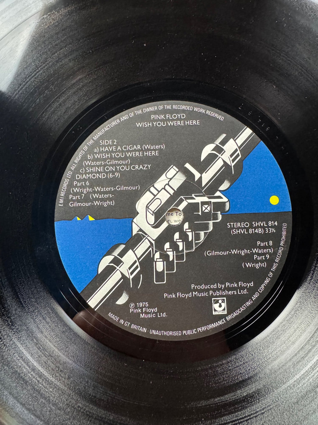 Pink Floyd Wish You Were Here Vinyl LP - Very Good+