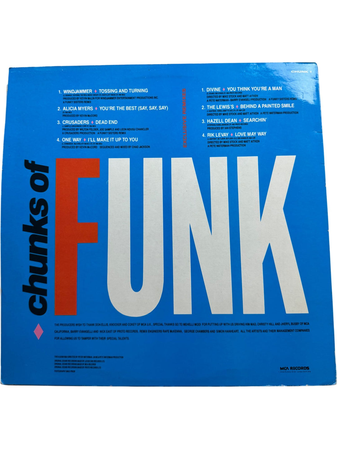 Chunks Of Funk Vinyl Record - Very Good+