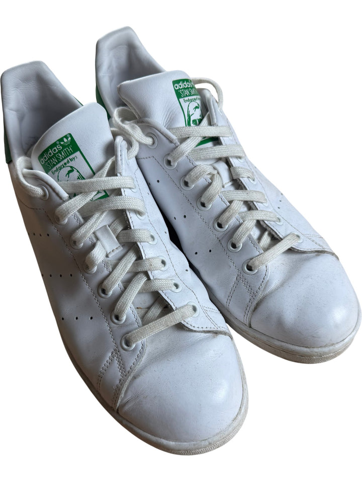 Adidas Stan Smith White Leather Sneakers - 10
