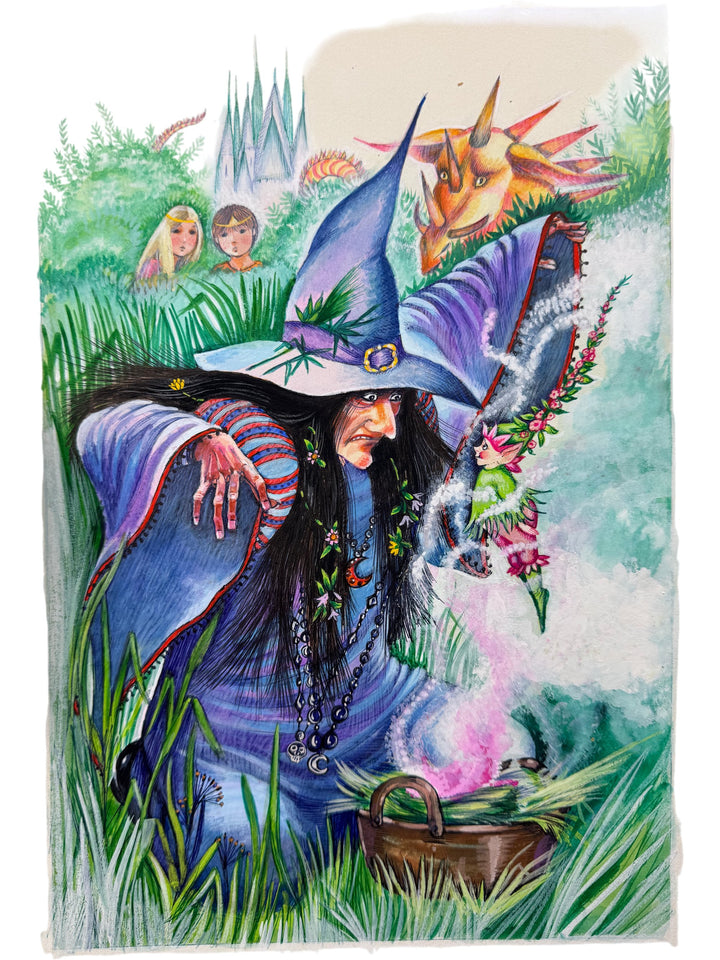 Witch Themed Colourful Fantasy Artwork