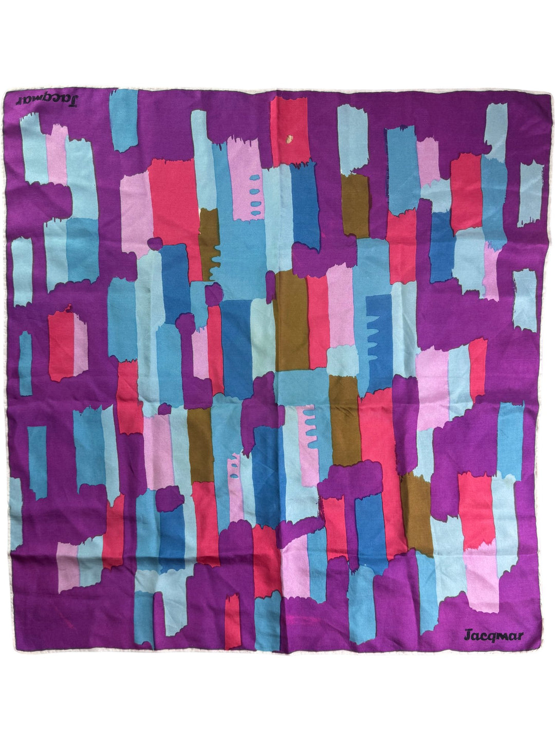 Jacqmar Geometric Print Scarf