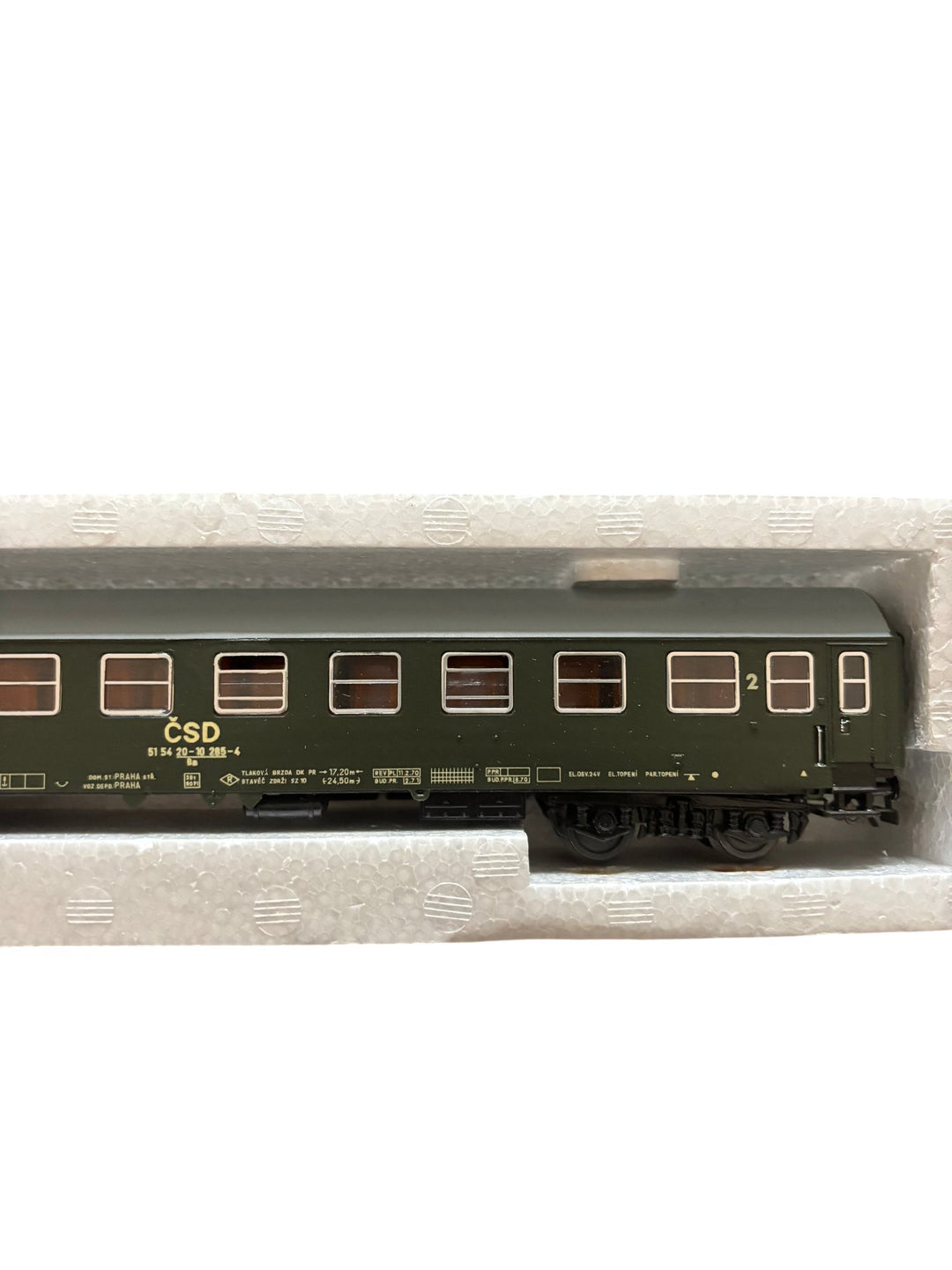 HO Scale Schicht Modellbahnwagen CSD Passenger Car