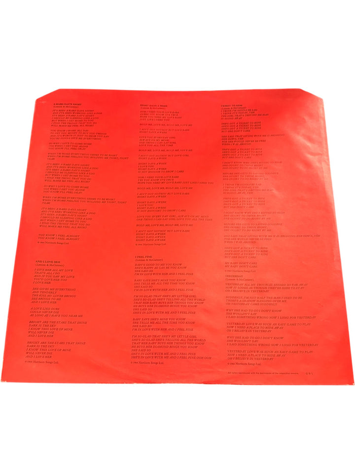 Beatles 1962-1966 Vinyl Compilation - Fair