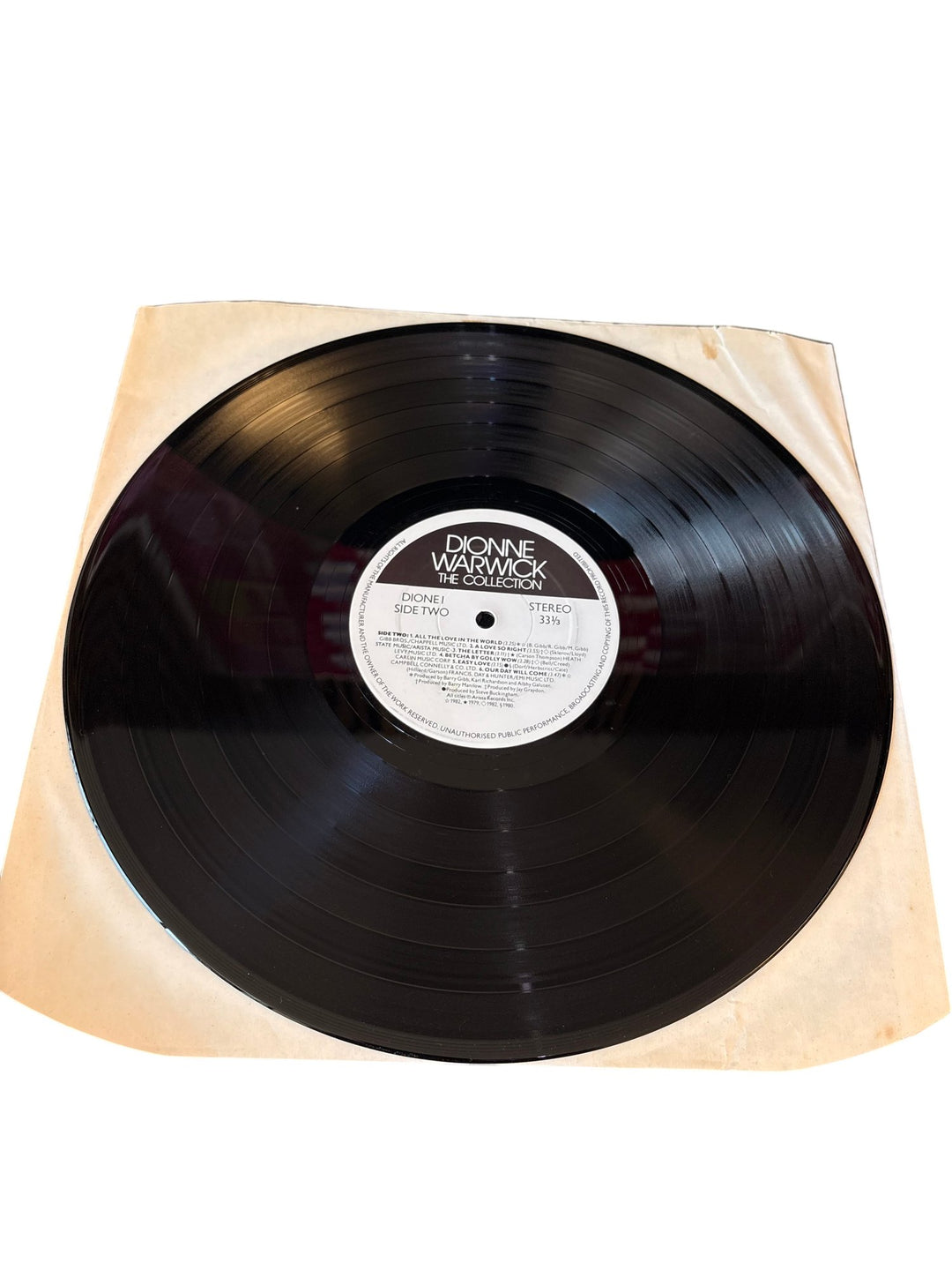 Dionne Warwick The Collection Vinyl Record - Good
