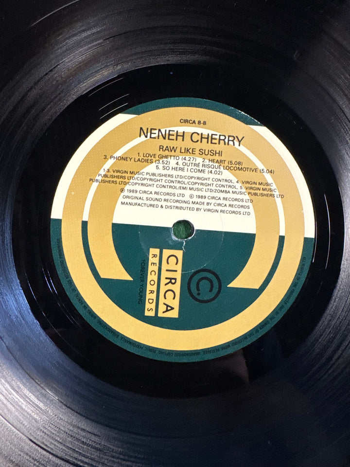 1989 Neneh Cherry Raw Like Sushi Vinyl Record - Think Vintage