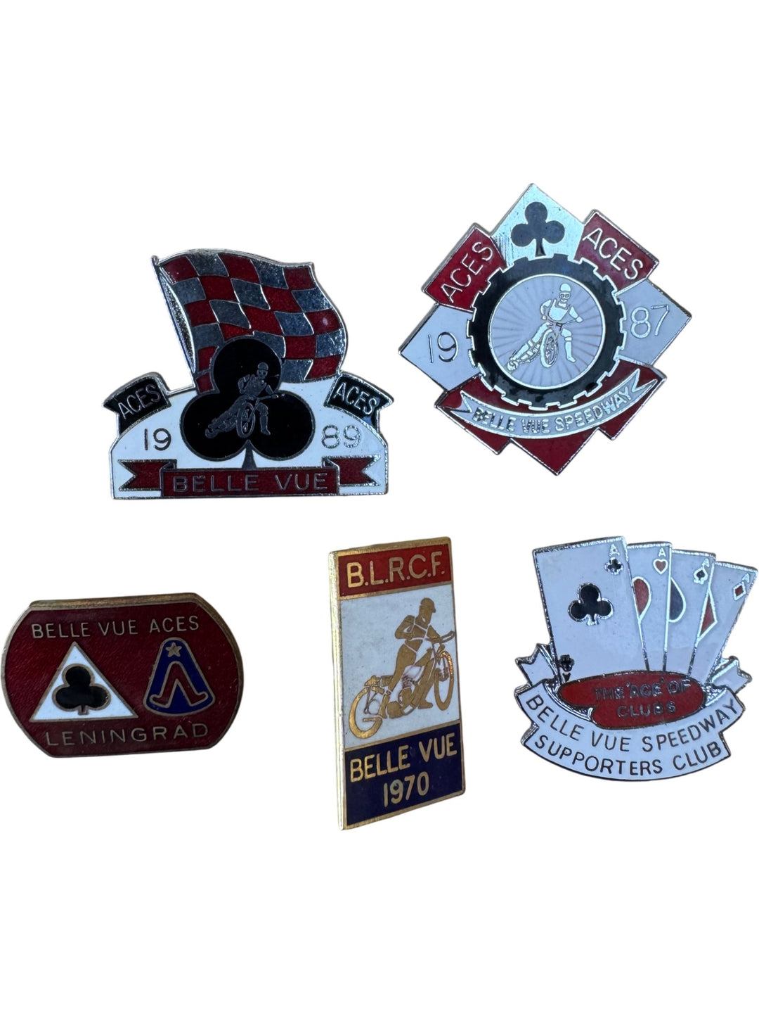 Belle Vue Aces Speedway Pin Collection