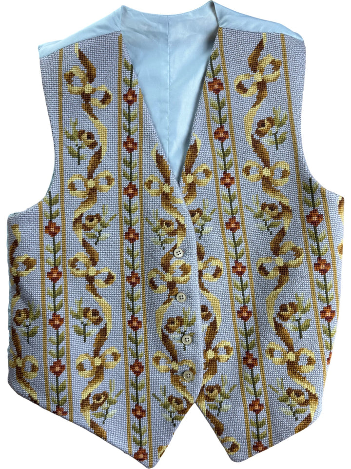 Floral Tapestry Waistcoat - S